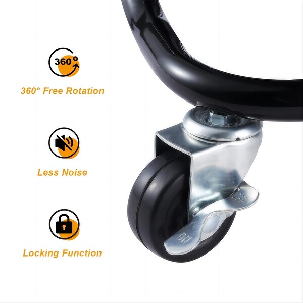 3 Tiers Kitchen Vege Fruit Storage Slim Trolley Utility Cart Tray Organizer With Rolling Wheels