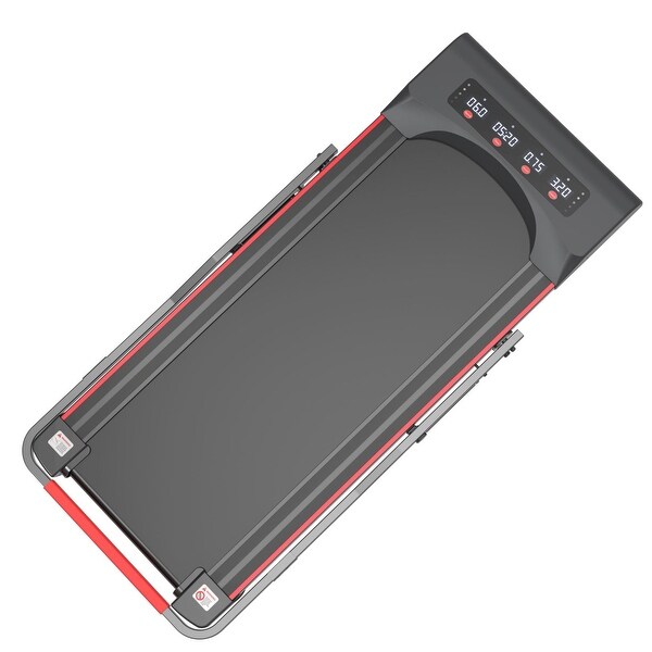 Under Desk Walking Pad Mini Treadmill with Handlebar Foldable