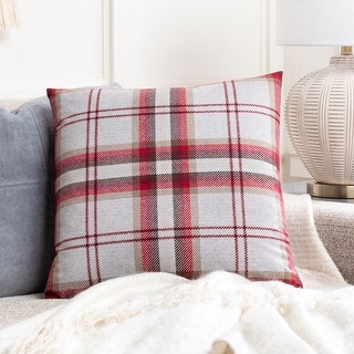 Artistic Weavers Kip Classic Plaid Knit 18-inch Throw Pillow