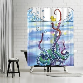 Bath Time Octopus - Shower Curtain