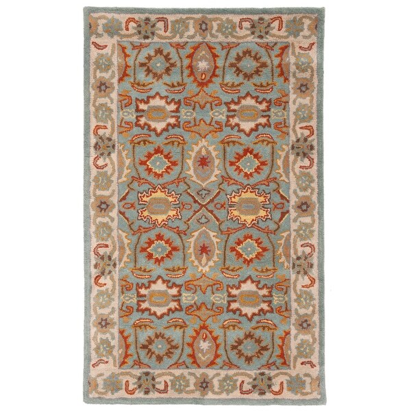 SAFAVIEH Handmade Heritage Britney Traditional Oriental Wool Rug