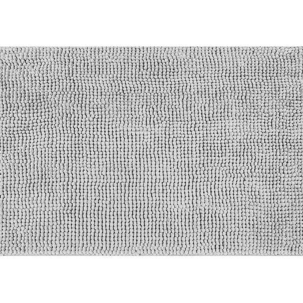 Bathmat Chenille Silver Grey - 19.7" x 31.5"