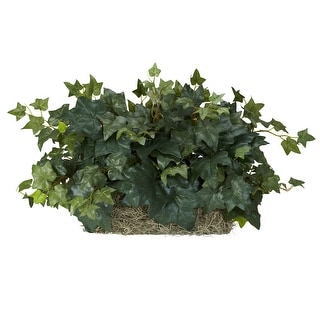 2' Artificial Silk Ivy Ledge Plant with Planter