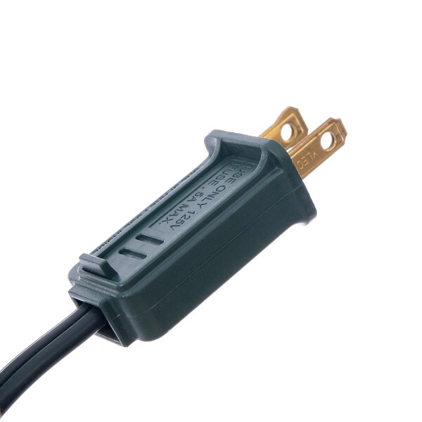 Vickerman 3' x 25" Flocked Black Fir Artificial Pre-lit Christmas Tree, Dura-Lit Warm White LED Mini Lights.