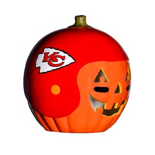 NFL Kansas City Chiefs Ceramic Pumpkin Helmet