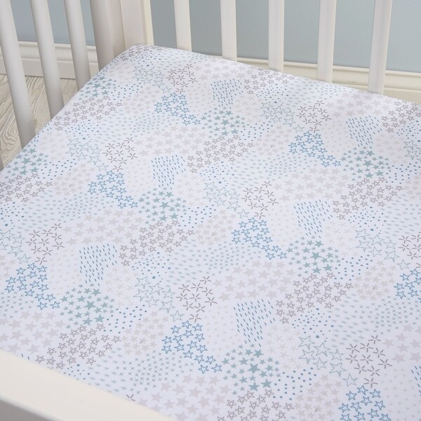Starry Night Fitted Crib Sheet