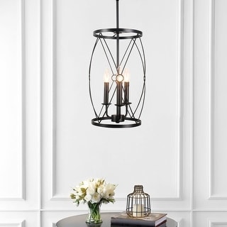 Retro 3-Light Caged Pendant Light - 9*9*51H
