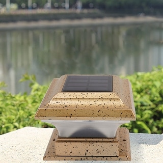 Solar Post Lights Waterproof Outdoor LED Cap Fence Lights