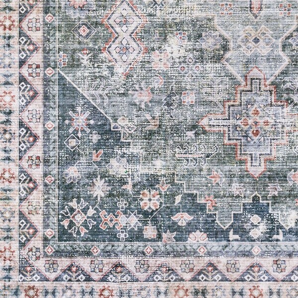 Artistic Weavers Venkata Traditional Medallion Machine Washable Area Rug