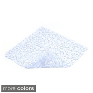 Con-Tact Brand Clear Pebble Shower Mat 21'' x 21'' (Set of 4)