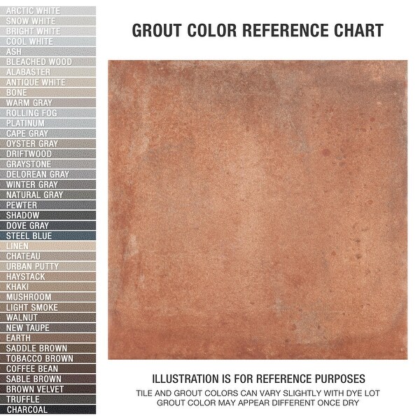 Merola Tile Americana Boston North 8.75" x 8.75" Porcelain Floor and Wall Tile