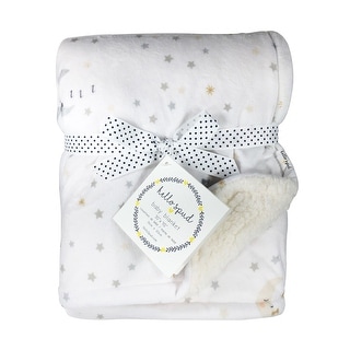 Hello Spud Man-on-Moon Plush Blanket - 40"x30"