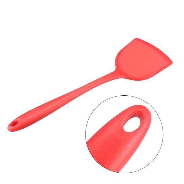 Silicone Spatula Heat Resistant 327mm Length for Baking and Cooking Red
