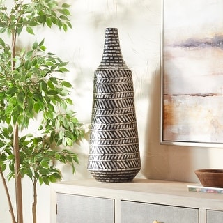 Black Shell Contemporary Vase