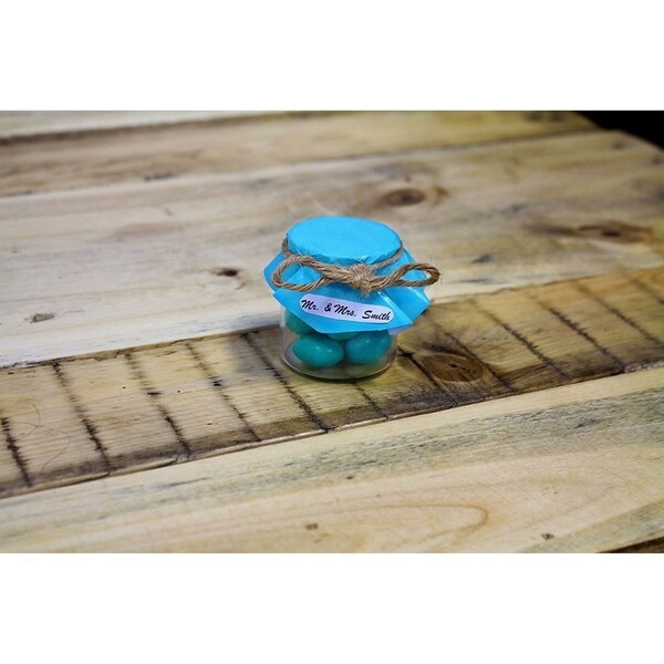 5-Piece Mini Glass Storage Jar with Lid for DIY Art Craft Tiny Jar, 1.7 Ounce