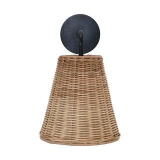Wicker Weaving Sconce