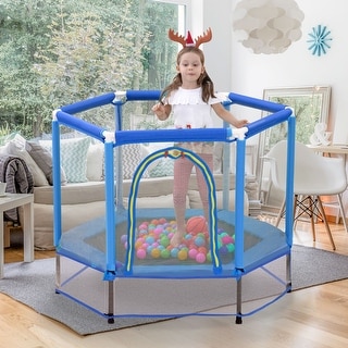 55" Toddlers Trampoline for Kids