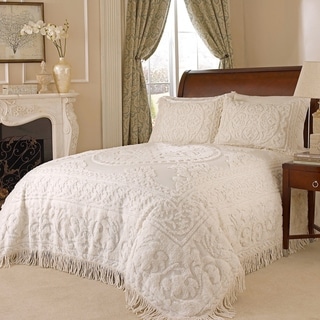 Medallion Chenille Bedspread Full