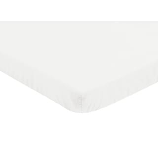 Ivory Baby Girl Boy Fitted Mini Portable Crib Sheet for Gender Neutral Boho Bohemian Collection - Off White Farmhouse Cotton