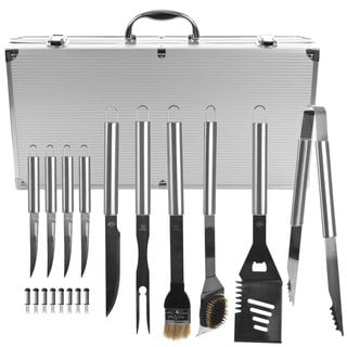Chef Buddy Heavy Duty BBQ Set with Case 19-piece Set
