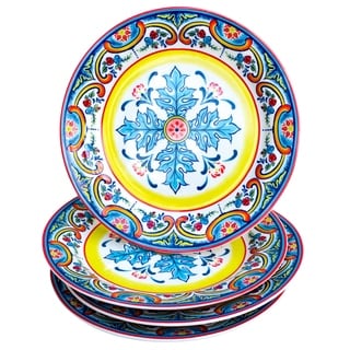 Euro Ceramica Zanzibar Ceramic 8" Salad Plate (Set of 4)