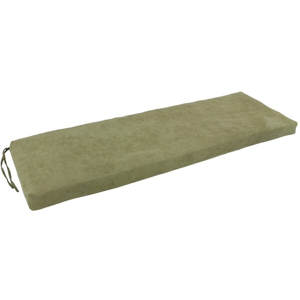 Microsuede Indoor Bench Cushion (57-, 60-, or 63-inches wide)