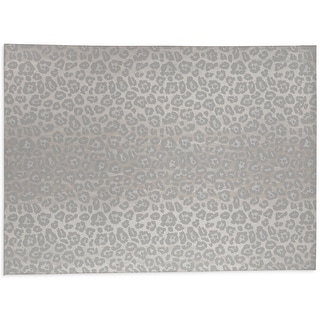 CHEETAH SILVER Bath Rug By Kavka Designs