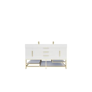 Bethany 60" Free-Standing Vanity with Reinforced Acrylic Sink