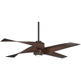 Artemis Iv 64 Inch Led Ceiling Fan In Oil Rubbed Bronze Finish W/Tobacco Blades