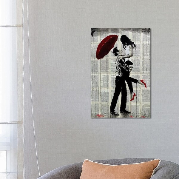 iCanvas "Love Rain" by Loui Jover Canvas Print