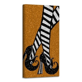 ChiChi Decor 'Chic & Bewitched I' Halloween Canvas Wall Art