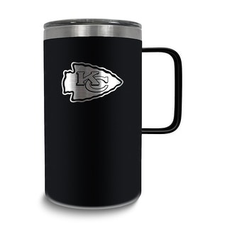 NFL Kansas City Chiefs Stainless Steel 18 Oz. Hustle Mug with Lid