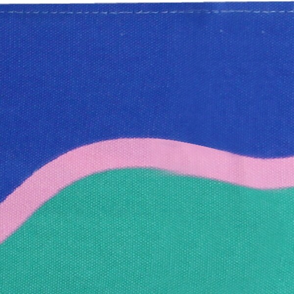 18" Director's Chair Natural Frame-Wavy Wave - 21.75"W x 17"D x 33.75"H