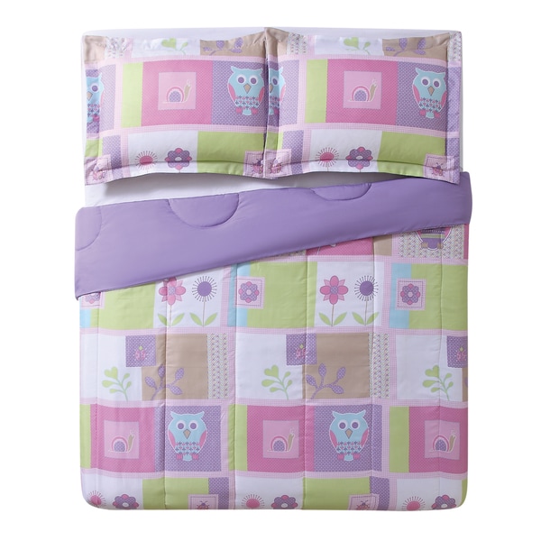 My World Happy Owls 3-piece Comforter Set