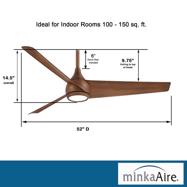 Twist - 52" Led Ceiling Fan by Minka Aire
