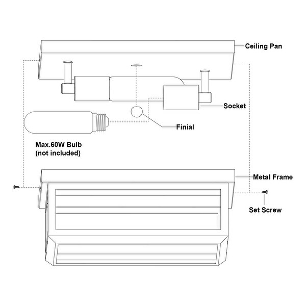 Kinzie Outdoor Square Flush-Mount Ceiling Light with Clear Glass