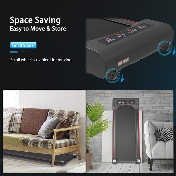 Smart Under Desk Treadmill, Machine Walking Pad for Home Office