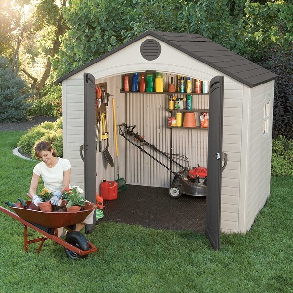 Lifetime 8 Ft. x 5 Ft. Outdoor Storage Shed