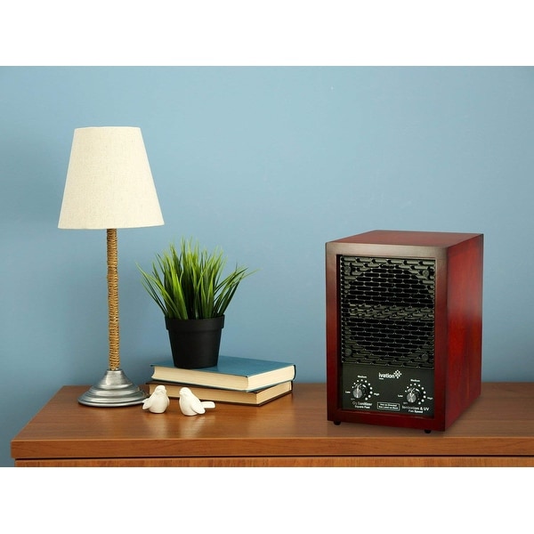 Ivation 5-in-1 HEPA Air Purifier & Ozone Generator, Ionizer & Deodorizer, with UV Light and Negative Ion Generator
