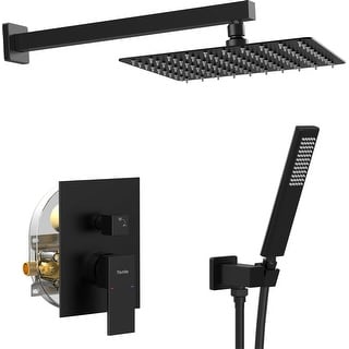 Matte Black Shower System Shower Faucet Set for Bathroom