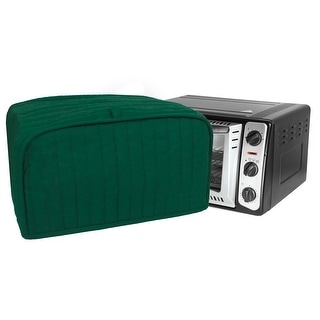 Solid Dark Green Toaster Oven/Broiler Cover, Appliance Not Included