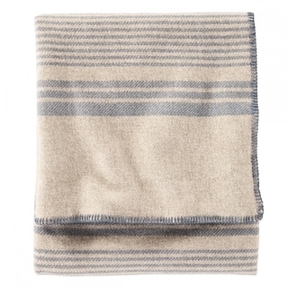 Pendleton EZ-Care Irving Stripe Taupe King Blanket