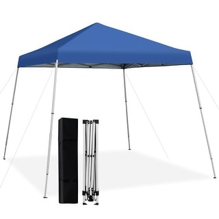 Costway 10x10ft Patio Outdoor Instant Pop-up Canopy Slanted Leg UPF50+
