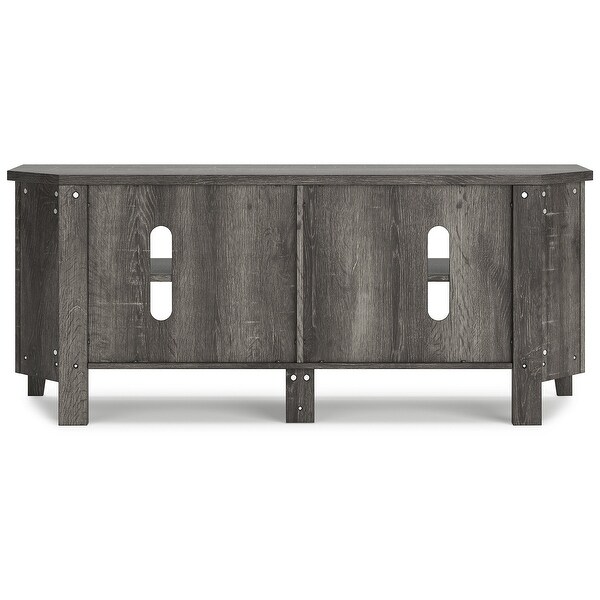 Signature Design by Ashley Arlenbry Gray Corner TV Stand