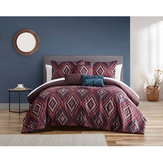Velvet Medallion Bed In A Bag Comforter Set