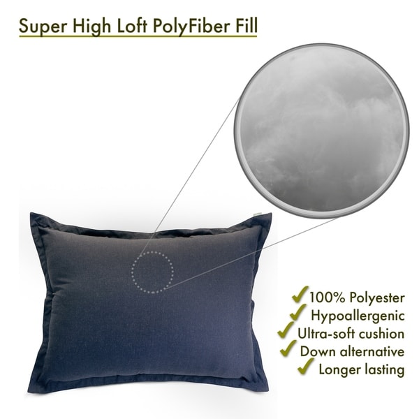 Majestic Home Goods Wales Oversized Floor Plush Pillow 54 in L x 44 in W x 12 in H