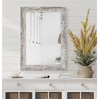 The Gray Barn Riviera Rustic Ranch White Mirror