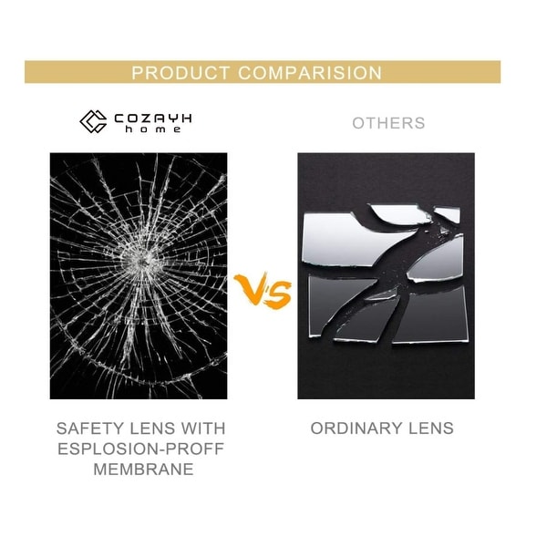 COZAYH Full Length Floor Mirror with Solid Wood Frame, Arched Top Dressing Mirror, Standing, Hanging or Leaning - Natural