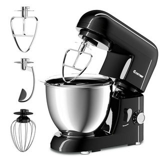 Costway Electric Food Stand Mixer 6 Speed 4.3Qt 550W Tilt-Head - See details