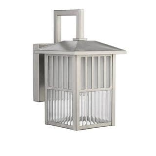 Chloe Transitional 1-light Brushed Nickel Outdoor Wall Fixture